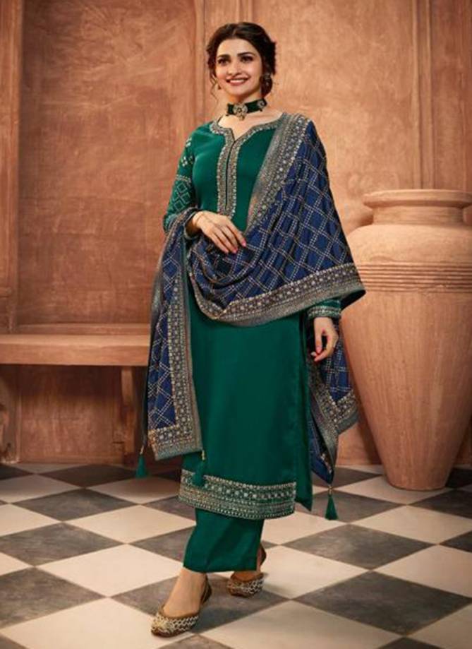Vinay Kaseesh Season Latest Fancy Heavy Festive Wear Silk With Embroidery Work Exclusive Designer Salwar Suit Collection